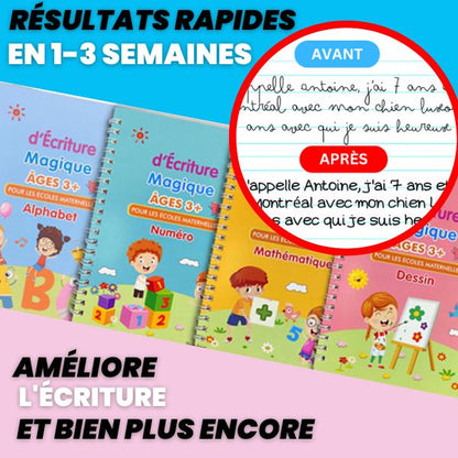 Cahier d'Écriture Educatif et Réutilisable (3 à 9ans)